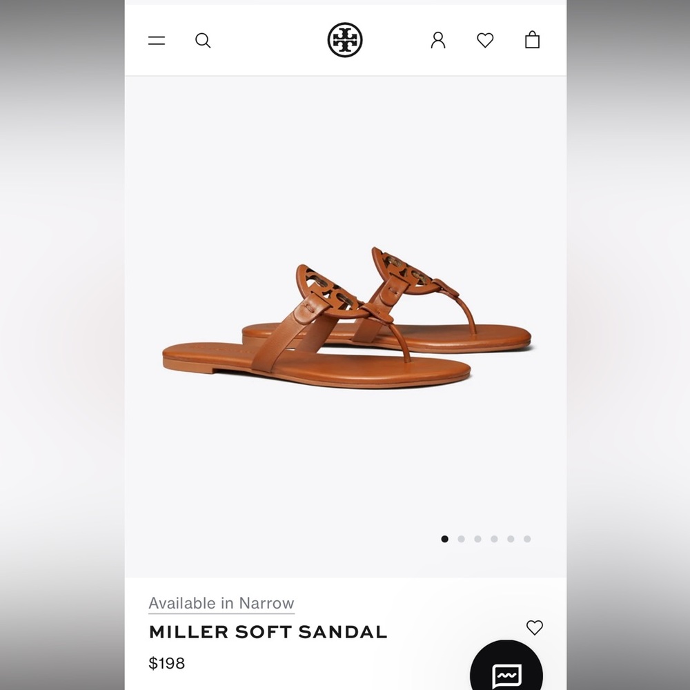Brown Tory Burch sandals
